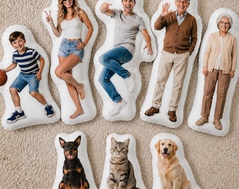 Custom Body Pillow ,Photo Pillow ,Personalized Full Body Pillow, Life Size Pillow, Couple Gift, Boyfriend Pillow, Funny Long Distance Gift