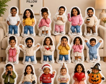 Custom Face Pillow, Personalized Body Photo Pillow , Custom Face Pillow, Unique Gift Idea, Couple Gift, Birthday wedding Christmas Gift