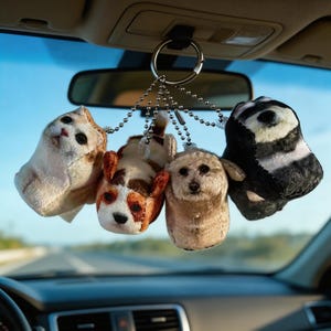 Custom car pet ornaments,backpack decorations, pet photo keychain, personalized pet keepsakes, pet charms, fun pet souvenirs, cute keychains