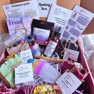 The Magic Potions Healing Box, Sage Smudge Wand, Energy Cleansing Ritual Kit, Sage Smudge Gift, Palo Santo Stick, Spiritual Wellness Gift