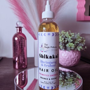 Shikakai Bhringraj Brahmi Hair Oil: Ayurvedic Herbal Blend