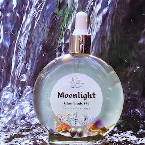 Glow Body Oil, Shimmer Body Oil, Dry Skin Oil, Perfume Oil, For Soft Skin, Natural Body Care, 4oz