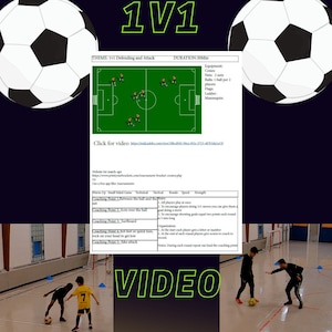 1v1 game with video and PDF