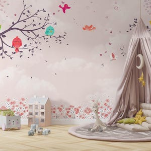 Carta da parati speciale per neonati, carta da parati speciale, carta da parati per bambini, decorazioni murali, carta da parati con design speciale, regalo per la nuova nascita