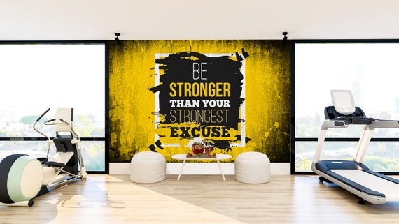 Tenture Murale Home Gym – Damdekoli – Déco Fitness Motivation