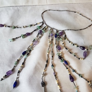 Beaded Waterfall Necklace