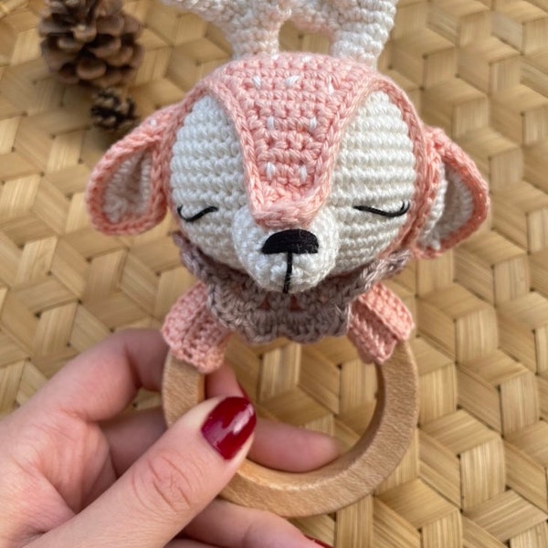 Amigurumi Matilda Rassel | Spielzeuge | Pink | Geschenkidee | Geschenke für Babys und Kinder | Handarbeit | VividPlaceShop