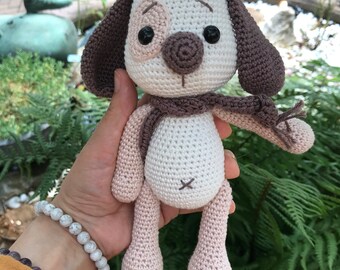 Amigurumi dog | Toys | Handcrafted | Crochet dog | Gifts for babies and children | VividPlaceShop