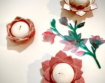 Lotus Candle holder (set of 3)