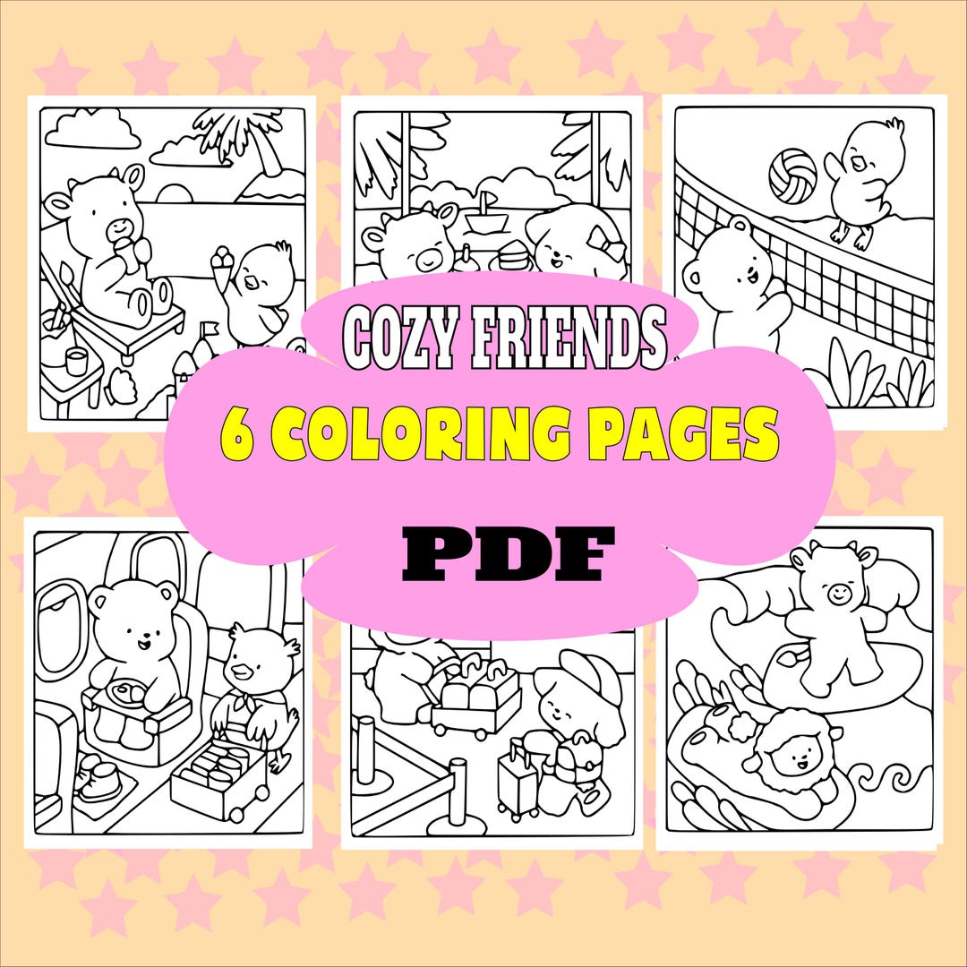 6 Easy Coco Wyo Coloring Pages Adult Coloring Book, Simple & Relaxing ...