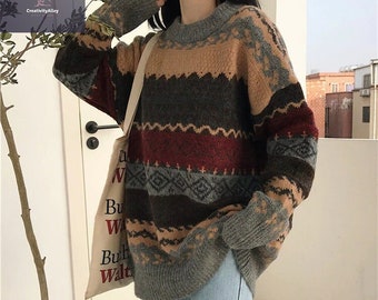 Hippie Cardigan Sweater___70s - Etsy