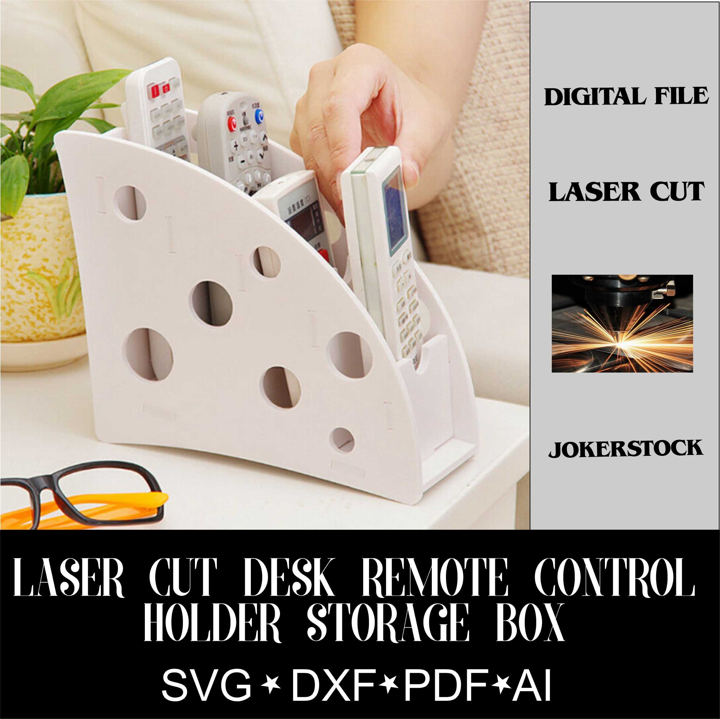 Remote Control Holder, Wall Mount Remote Control Storage Shelf