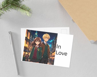 Cartolina di Dramione Incantata - Tenero Abbraccio d'Amore