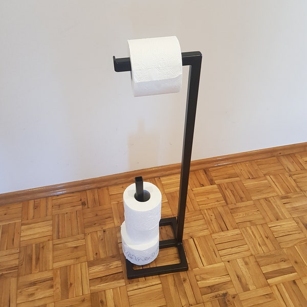 Bathroom Free Standing Toilet Paper Holder, Toilet Paper Stand, Tissue Holder Storage, Toilet Paper Holder Stand , Tissue Paper Holder