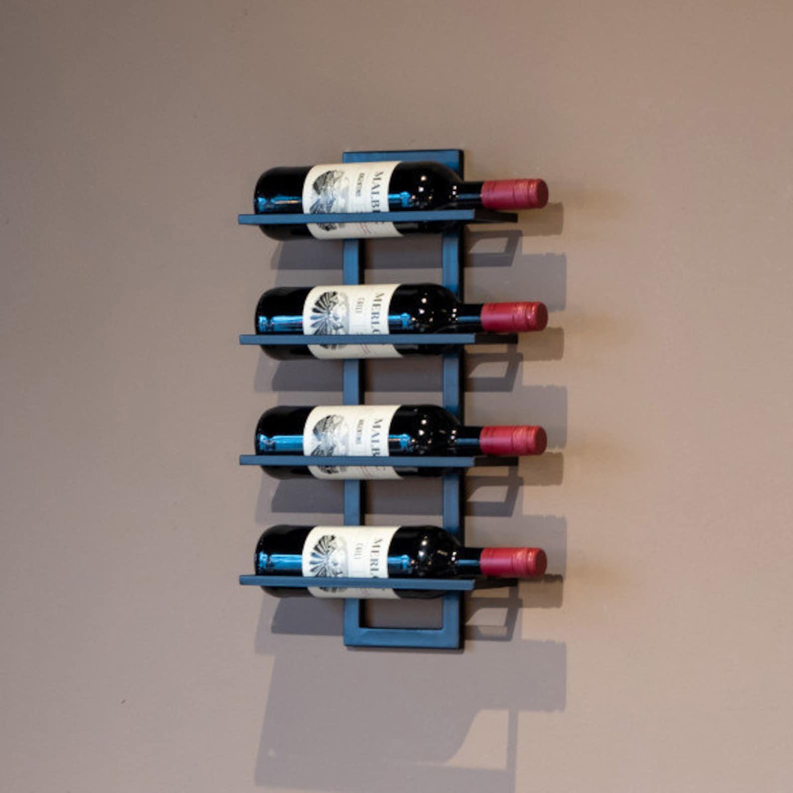 Bar Shelves Metal Hanging Wine Racks, Industrial Pipe Bar Rack Wall