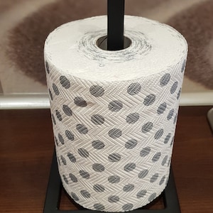 Suporte para rolo de cozinha, utensílios de cozinha, acessórios de cozinha, equipamento de cozinha, toalha de papel vertical independente estilo ferro forjado feito à mão