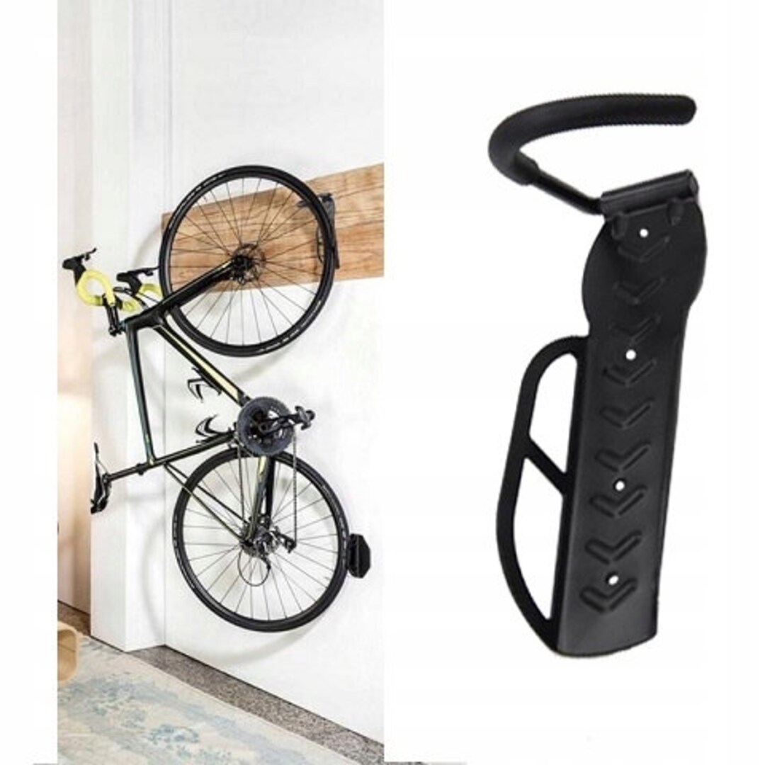 Wooden Wall Hook for Bike Storage, Vertical Bike Holder, Bicycle Hook