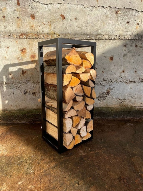 Porte-bûches de bois de chauffage intérieur, support de bois de