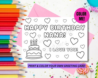 Biglietto di auguri per mamma e nonna: cuore di cotone