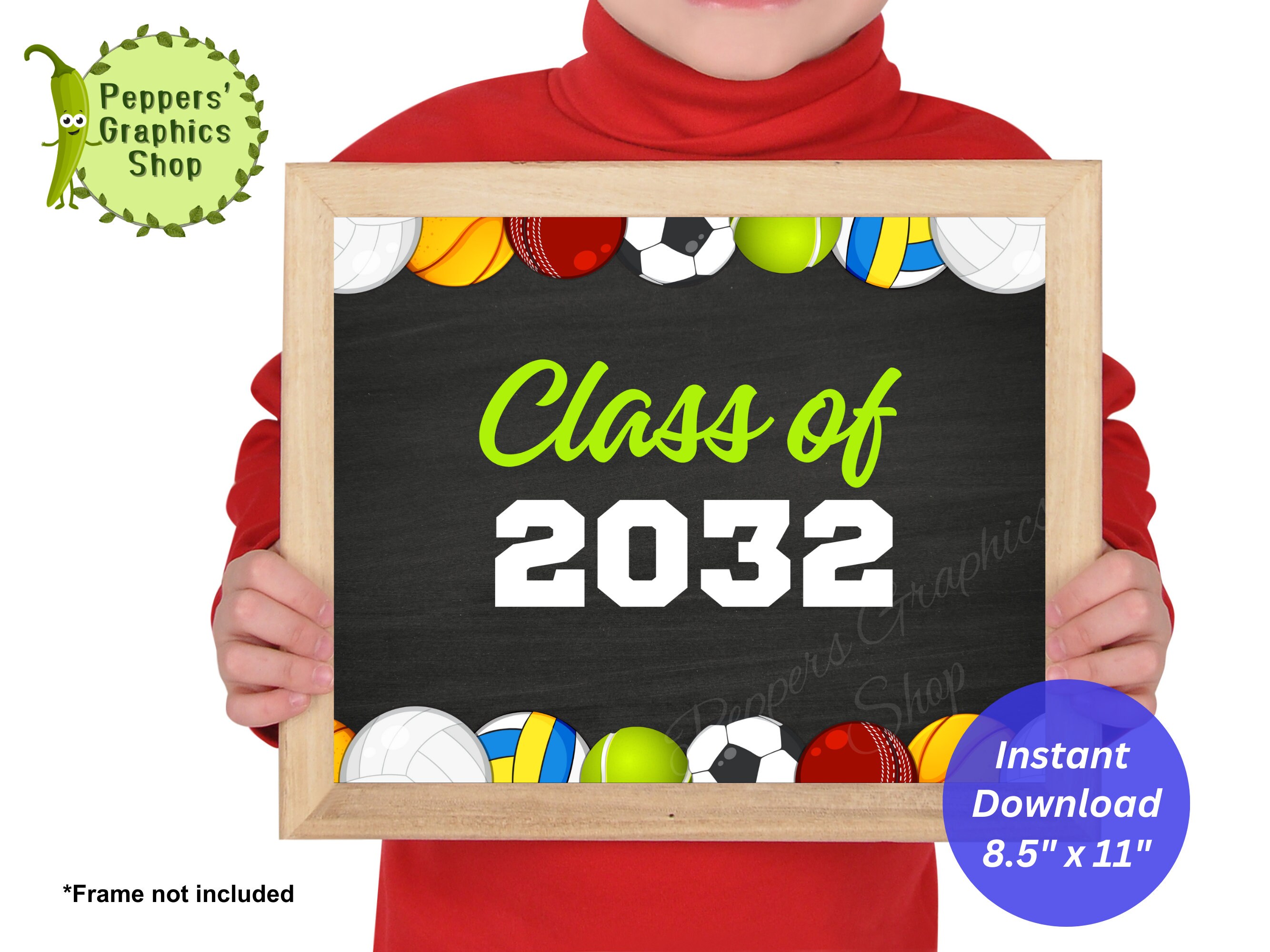 Class of 2032 / Printable Sign / First Day of School Sign / - Etsy