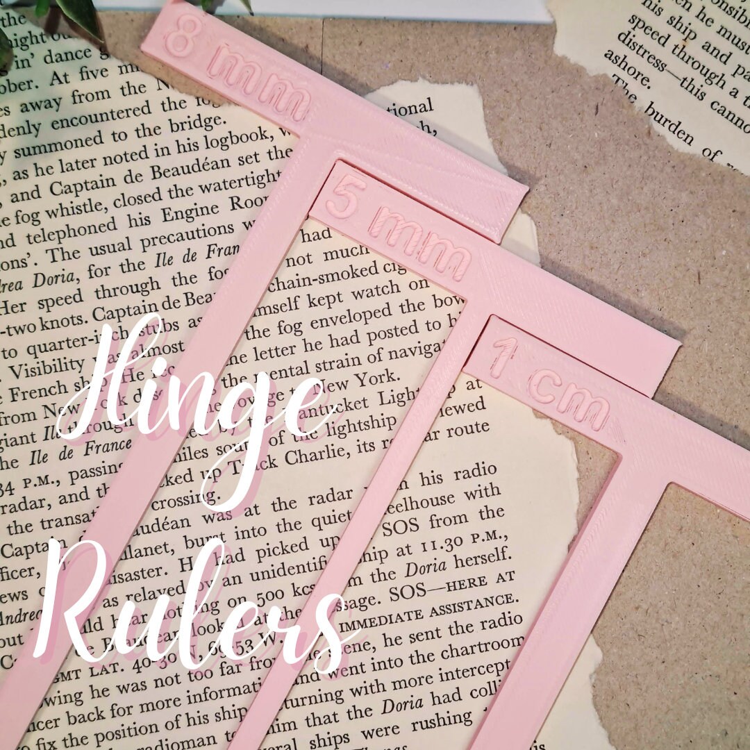 Bookbinding Hinge Ruler/spacer Etsy