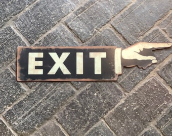 Metal Finger Sign - Etsy UK