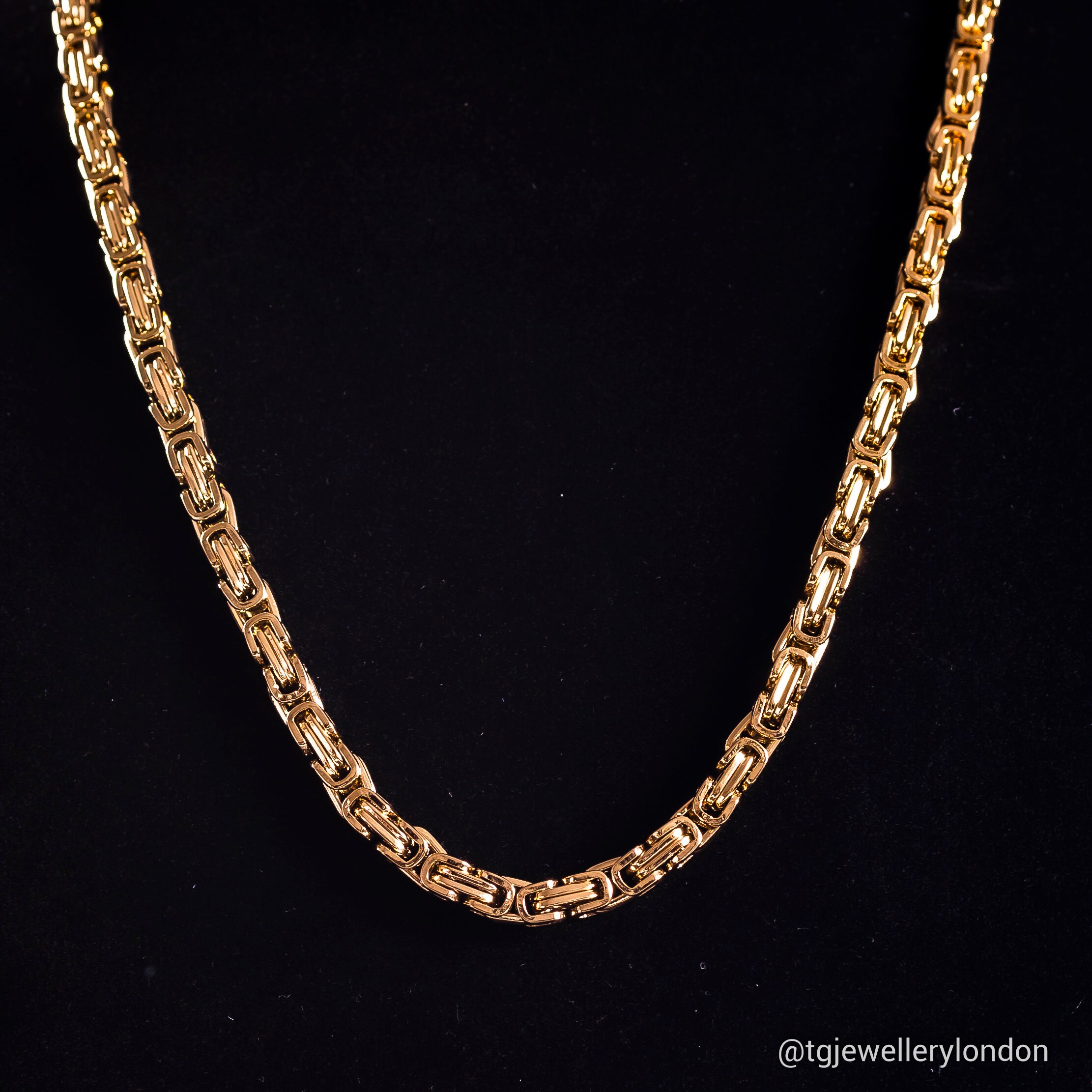 Cage link chain sale gold