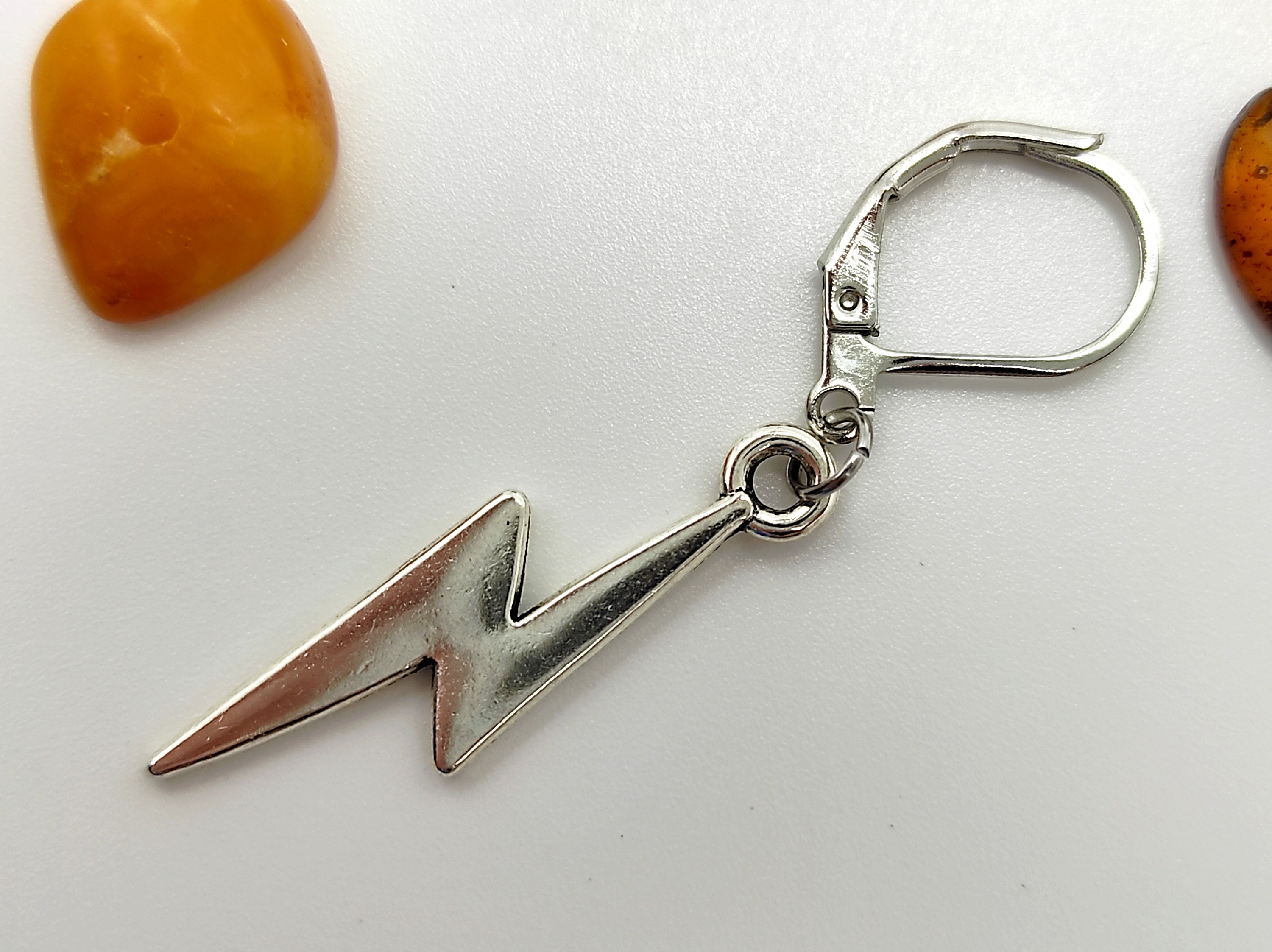 YAHPERN Orecchini Pendenti A Forma Di Fulmine – Gioielli Donna Moda Punk – Placcato Oro – 8,5 Cm – Regalo Originale - 5