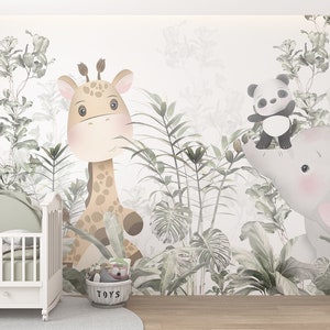 Niedliche Safari Tiere für Kinderzimmer Design, für Digitaldruck. Digitale Datei.
