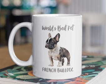 Tazza con Bulldog Francese, Regali per Bulldog Francese, Regali per Cani, Tazza per Cani, Regali per Animali Domestici