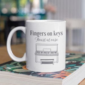 Piano Mugs, Pianist Mugs, Keyboard Mugs, Grand Piano Mugs