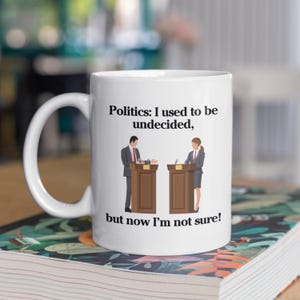 Political Mug, Funny Politics Mug, Debate Mug, Politician Mug