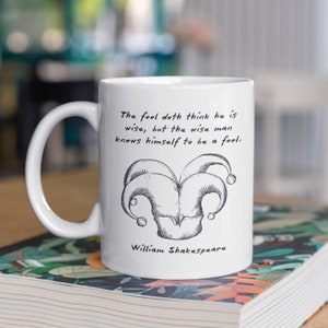 William Shakespeare Mugs, Shakespeare Quote Mugs, As You Like It