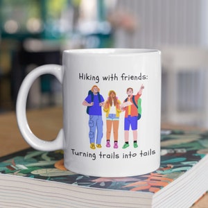 Hiking Mugs, Walking Mugs, Mugs for Hikers, Hiking Gifts, Trail Walking