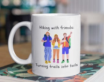 Hiking Mugs, Walking Mugs, Mugs for Hikers, Hiking Gifts, Trail Walking