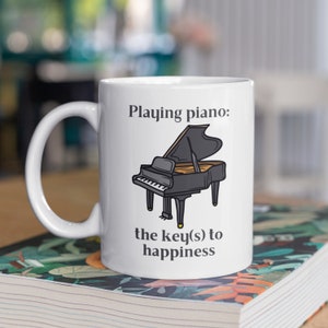 Funny Piano Mugs, Pianist Mugs, Keyboard Mugs, Music Producer Mugs