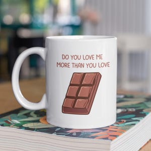 Chocolate Mug, Chocoholic Mug, Chocolate Lover, Chocolate Gifts, Choccy Mug