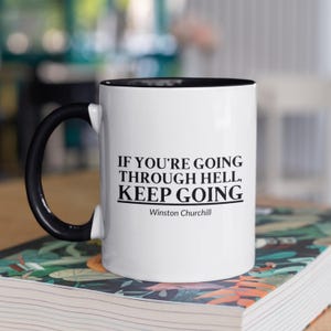 Winston Churchill Mug, Churchill Speech Mug, Churchill Motivation
