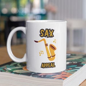 Funny Jazz Mugs, Jazz Music Mugs, Saxophone Mugs, Mugs for Jazz Lover