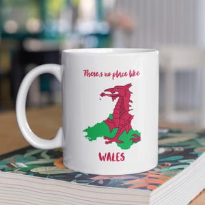 Wales Coffee Mug, Welsh Gifts, Travel Gift, Ceramic Travel Mug