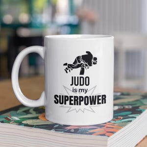 Judo Mug, Judo Gift, Martial Arts Gift, Black Belt, Gift for Him