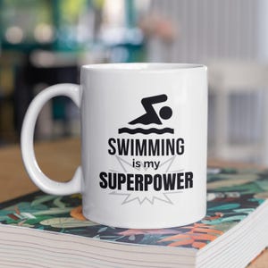 Swimming Mug: Wild Swimmer Gift for Him/Her