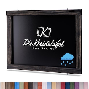 Wetterfeste Outdoor Kreidetafel im Landhausstil in vielen Farben und 2 Größen