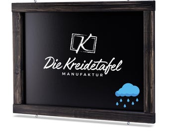 Wetterfeste Outdoor Kreidetafel im Landhausstil in vielen Farben und 2 Größen
