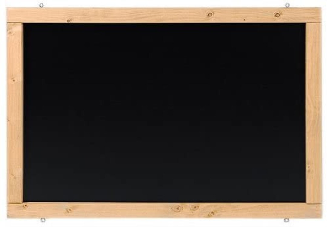 Weatherproof Outdoor Chalkboard Wall Board With Wooden Frame Etsy