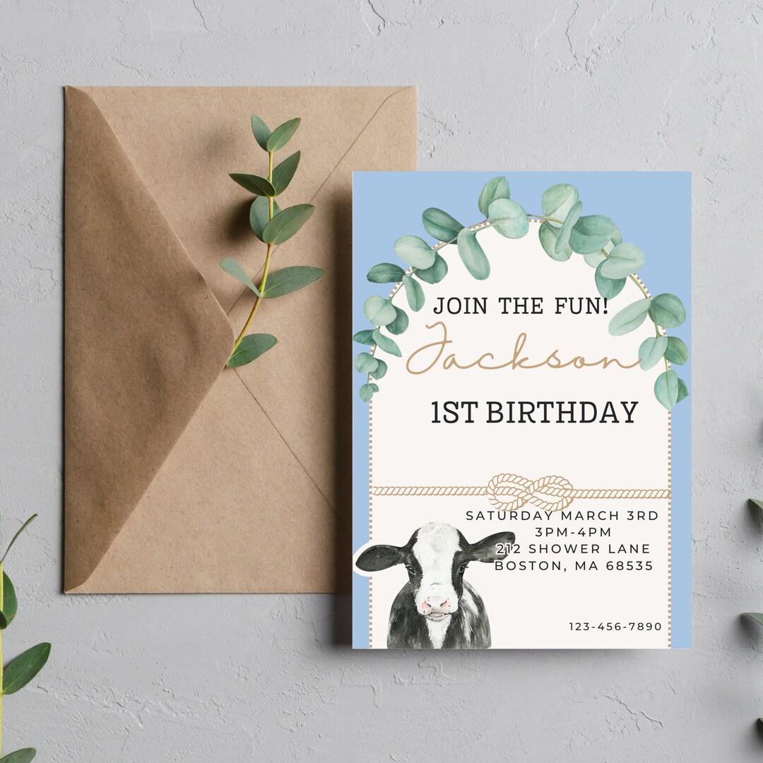 Editable Cowboy Invitation Template Printable Birthday Party Editable Cowboy Invitation Template Printable Birthday Party