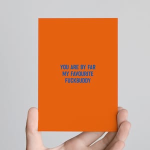 Erwachsene Postkarte Fuckbuddy Rude