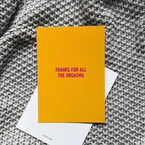 Erwachsene Postkarte Orgasmus Rude