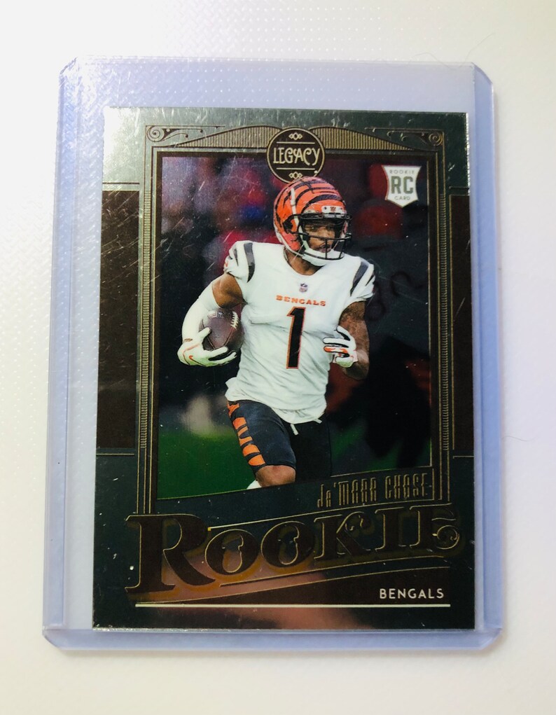 Jamarr Chase Legacy Panini 2021 Football Card Nfls Best WR in Etsy