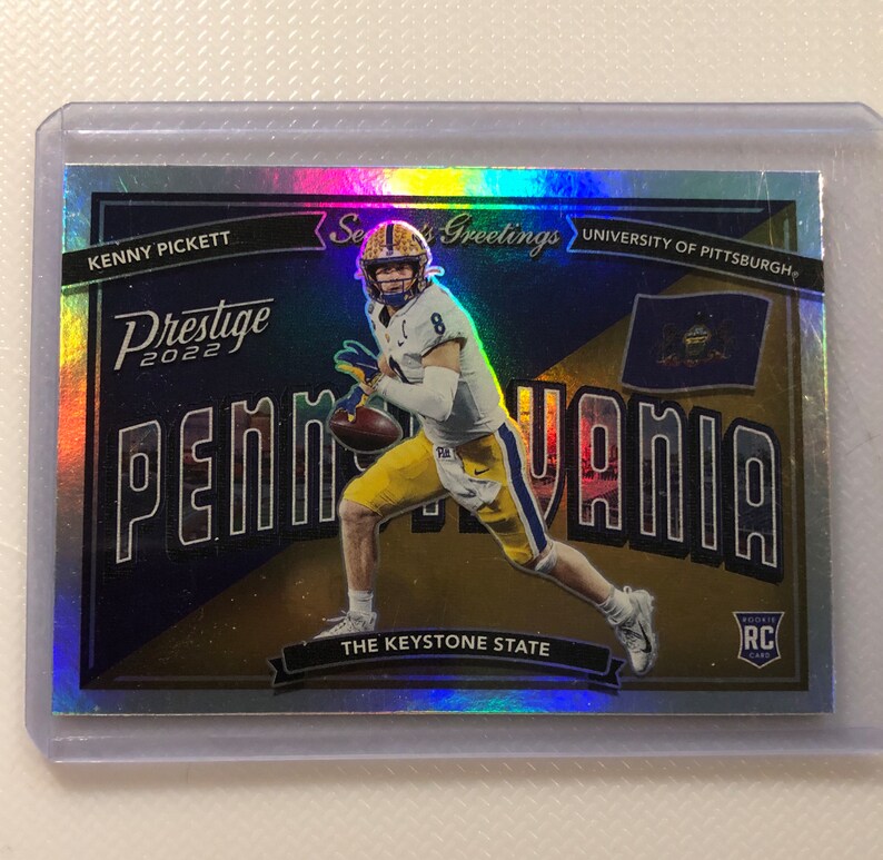Rare Hottest Kenny Pickett Rookie Card Season Greeting Etsy